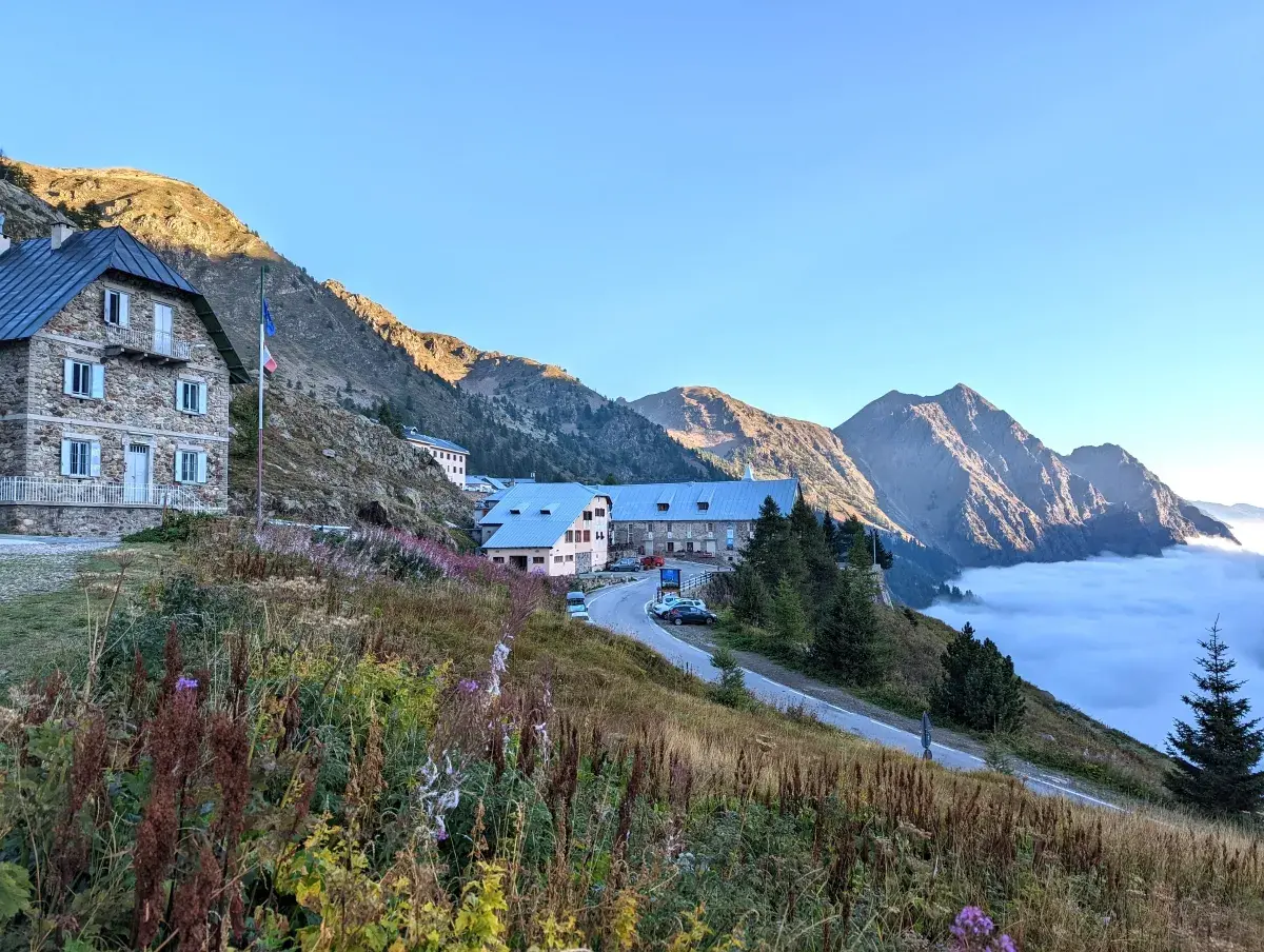 Wallfahrtsort Sant'Anna di Vinadio, im Vallone di Sant'Anna oberhalb des Ortes Vinadio im Valle Stura des Piemont