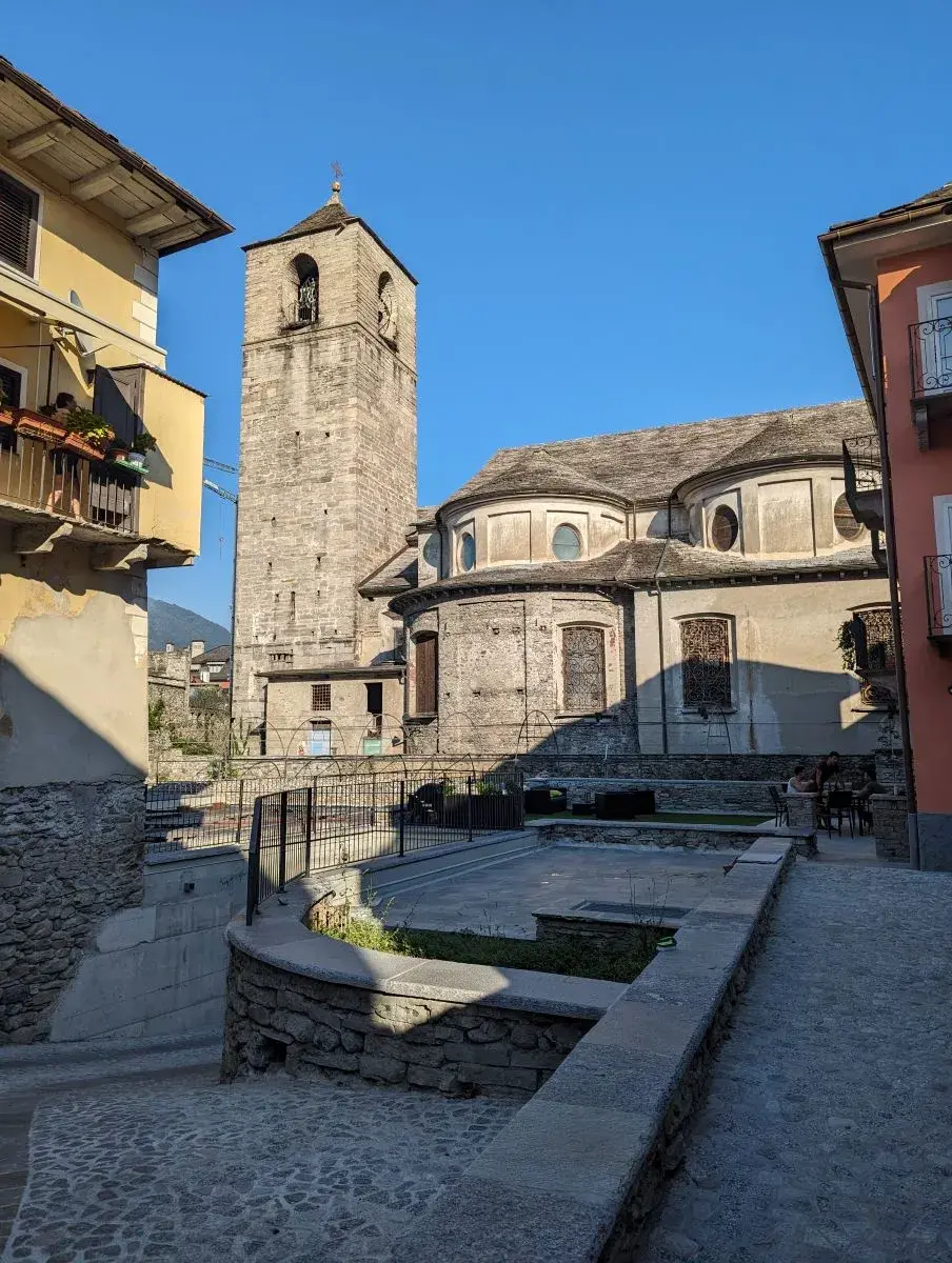 Medival tower, within the old town of Domodossola