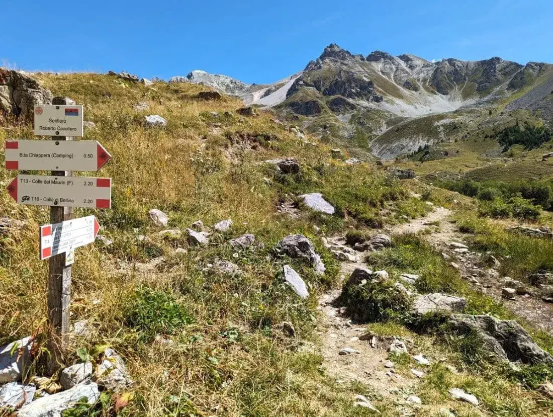 Alpengipfel und Talkessel am Grange Collet